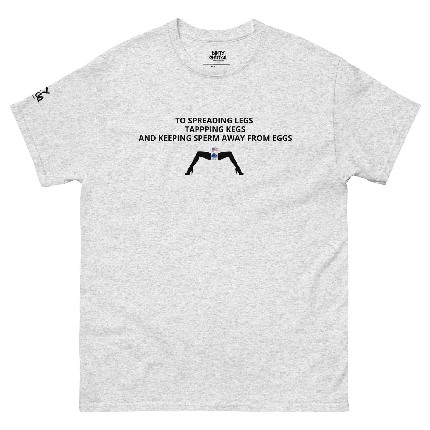 RED,WHITE AND SPREAD EM' Unisex classic tee