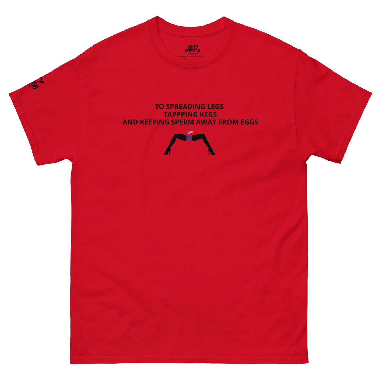 RED,WHITE AND SPREAD EM' Unisex classic tee