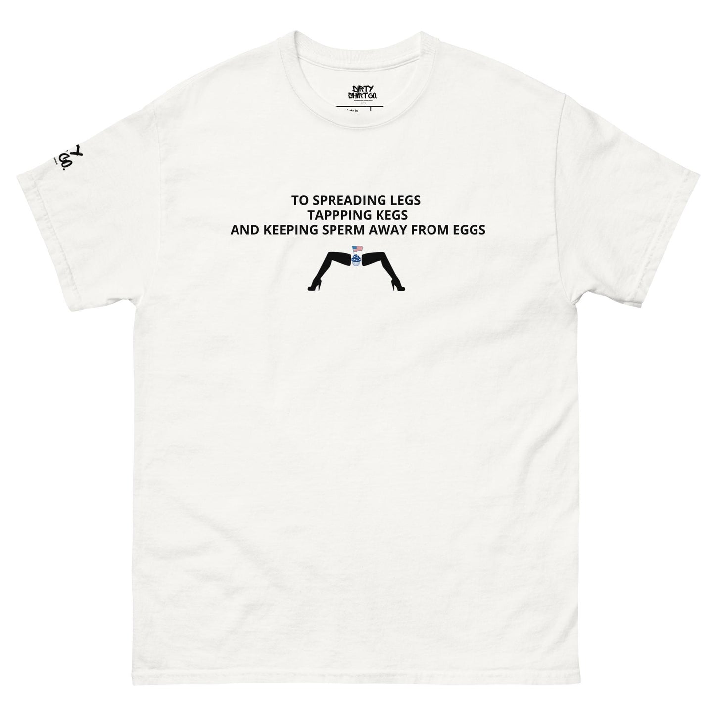 RED,WHITE AND SPREAD EM' Unisex classic tee